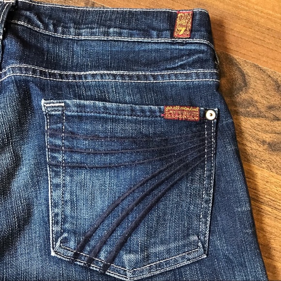 7FAMK DOJO style capri length cropped jeans - Picture 4 of 9